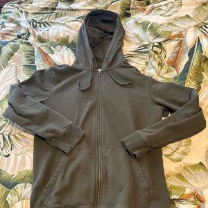 Goodfellow Green Zip Up Hoodie